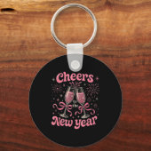 Cheers To The New Year 2026 Nk Celebration Gift  Sleutelhanger (Voorkant)