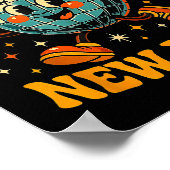 Cheers To The New Year 2026 Retro Party Gift  Poster (Hoek)