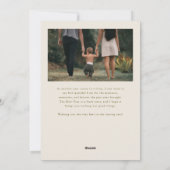 Cheers To The New Year Cream Curved Frame Photo Feestdagenkaart (Achterkant)