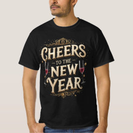 Cheers to the New Year Graphic T-shirt