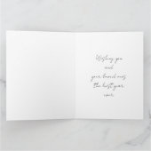 cheers to the new year kaart (Binnen)