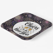 Cheers To The New Year Papieren Bordje (Gebogen)