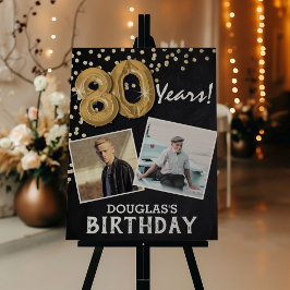 "Cheers to the Years" 2 Foto 80th Birthday