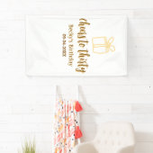 Cheers to thirty yellow brown birthday pastel gift spandoek (Insitu)