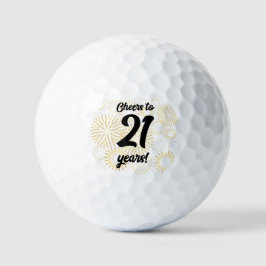 Cheers tot 21 jaar! golfballen