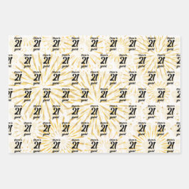 Cheers tot 21 jaar! inpakpapier vel