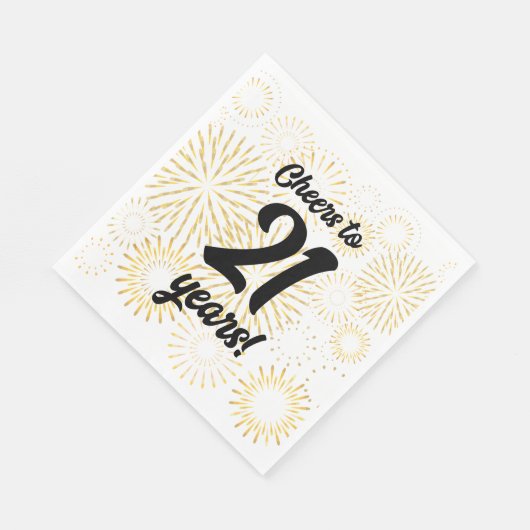 Cheers tot 21 jaar! servet (Hoek)