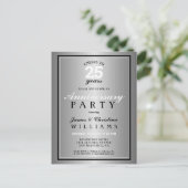 Cheers tot 25 jaar Silver Wedding Jubileum Briefkaart (Staand voorkant)