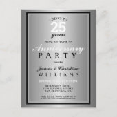 Cheers tot 25 jaar Silver Wedding Jubileum Briefkaart (Voorkant)