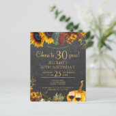 Cheers tot 30 jaar bijtende herfst 30e verjaardag (Staand voorkant)