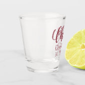 Cheers tot 30 jaar gepersonaliseerde verjaardag shot glas (Links)