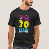 Cheers tot 30 jaar samen 30th Wedding Anniversa T-shirt (Voorkant)