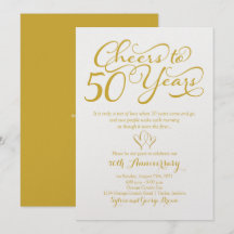 Cheers tot 50 jaar 50th Wedding Jubileum