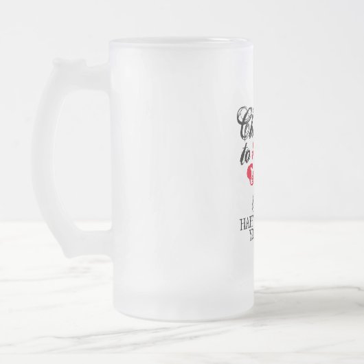 Cheers tot 50 jaar aangepast 50e verjaardag cadeau matglas bierpul (Links)