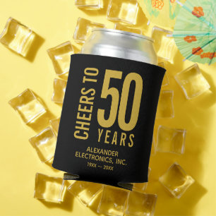 Cheers tot 50 jaar Business Jubileum Blikjeskoeler