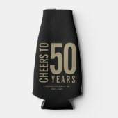 Cheers tot 50 jaar Business Jubileum Flesjeskoeler (Voorkant)