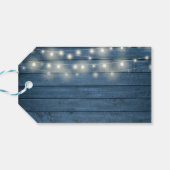 Cheers tot 50 jaar Jubileum Rustic Greenery Cadeaulabel (Achterkant Horizontaal)