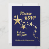 Cheers tot 50 jaar marine en goudsterren op zaterd kaart (Achterkant)