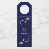 Cheers tot 50 jaar marinemacht en goudsterren flessenhanger (Achterkant)