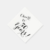 Cheers tot 50 jaar papier Napkins Servet (Hoek)