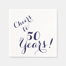 Cheers tot 50 jaar papier Napkins Servetten