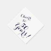 Cheers tot 50 jaar papier Napkins Servetten (Hoek)