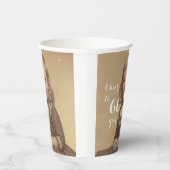 Cheers tot 60 jaar! Foto Papieren Bekers (Rechts)