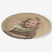 Cheers tot 60 jaar! Foto Papieren Bordje (Gekanteld)