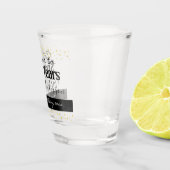 Cheers tot 60 jaar gepersonaliseerd op zondag G Shot Glas (Rechts)