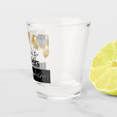 Cheers tot 60 jaar Gepersonaliseerde verjaardag Shot Glas (Rechts)