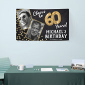 Cheers tot 60 jaar Gold Balloon 2 Foto van 1999 Spandoek (Beurs)