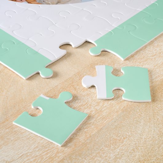 Cheers tot 60 jaar Nummer 60 Photo Collage Square Legpuzzel (Zijkant)