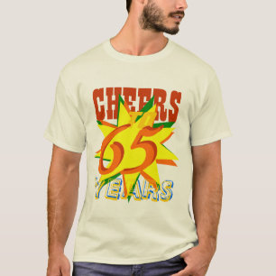 Cheers tot 65 jaar feest t-shirt