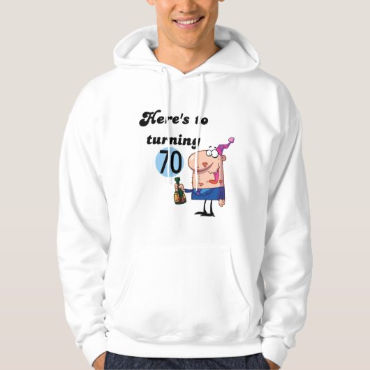 Cheers tot 70 Birthday Tshirts en Gifts (Voorkant)