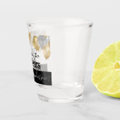 Cheers tot 70 jaar gepersonaliseerde Birthday Shot Shot Glas (Rechts)