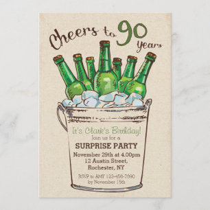 Cheers tot 90 jaar uitnodiging