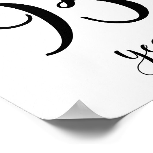 Cheers tot 95 jaar verjaardagsbord poster (Hoek)