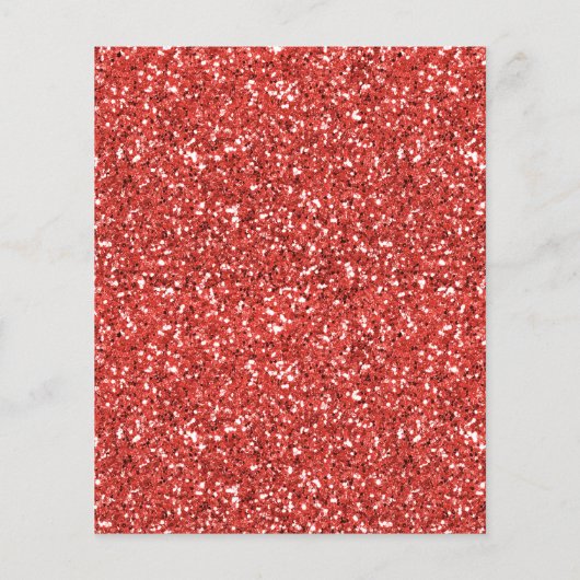 Cheers tot vijftig jaar Rode glitter-wijn nodigt u Flyer (Achterkant)