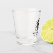 Cheers tot zestig jaar persoonlijke 60e verjaardag shot glas (Links)