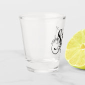 Cheers tot zestig jaar verjaardag shot glas (Links)