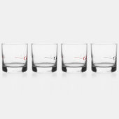 CHEERS! - Twee Kleuren Leuke Typografie met Naam Whisky Glas (Rechts)
