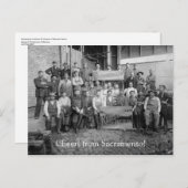 Cheers uit Sacramento, CA! (1) Briefkaart (Voorkant / Achterkant)