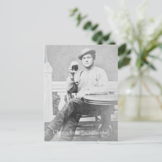 Cheers uit Sacramento, CA! (2) Briefkaart (Staand voorkant)