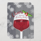 Cheers - Uitnodiging voor feestelijke cocktail (Voorkant / Achterkant)