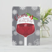 Cheers - Uitnodiging voor feestelijke cocktail (Staand voorkant)