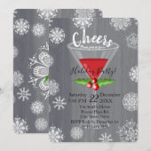 Cheers - Uitnodiging voor feestelijke cocktail (Voorkant / Achterkant)