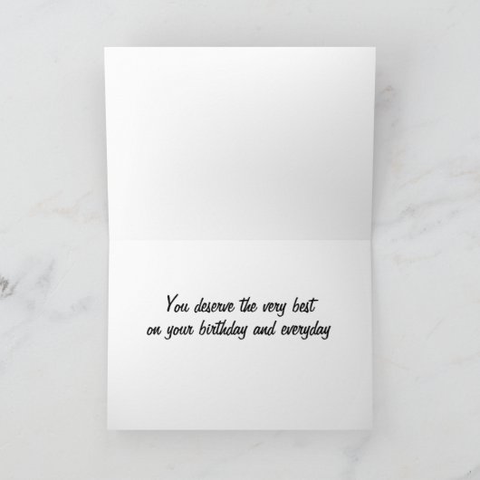 CHEERS, VERKOOP EN TOAST AAN U OP BIRTHDAAG KAART (Binnen)