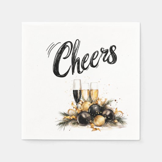 "Cheers" viering servetten (Voorkant)