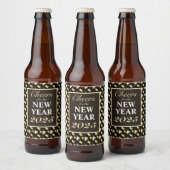 Cheers voor het nieuwjaar 2023 bier etiket (Flessen)