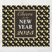 Cheers voor het nieuwjaar 2023 bier etiket (Enkel label)